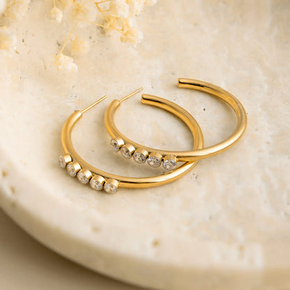 The Capri Pavé Hoops