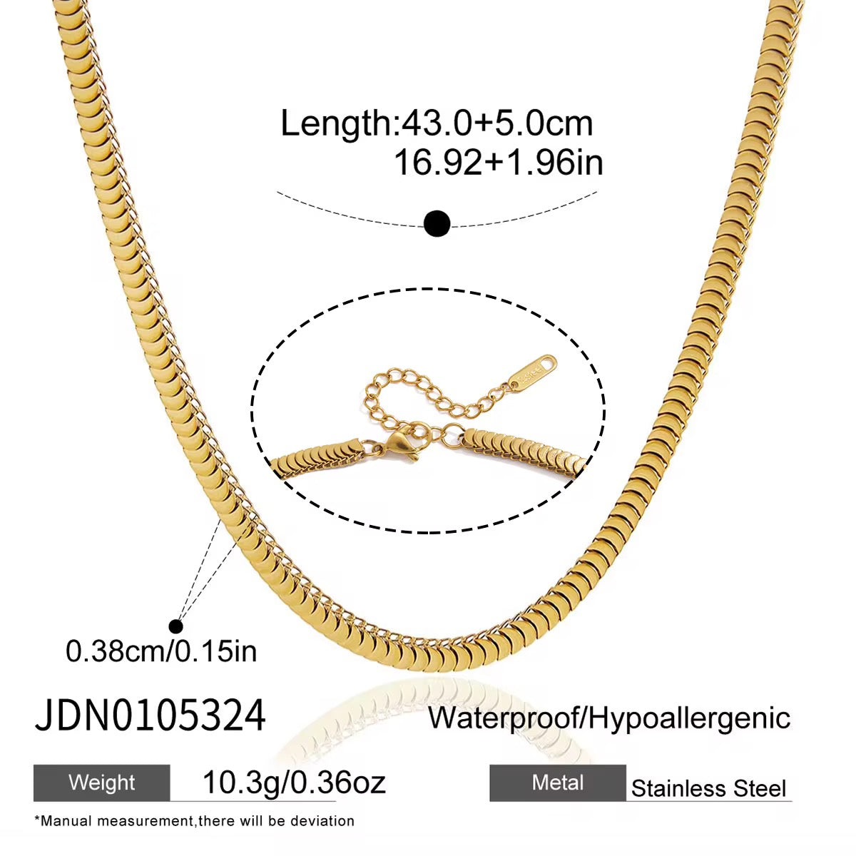Luna Herringbone Chain