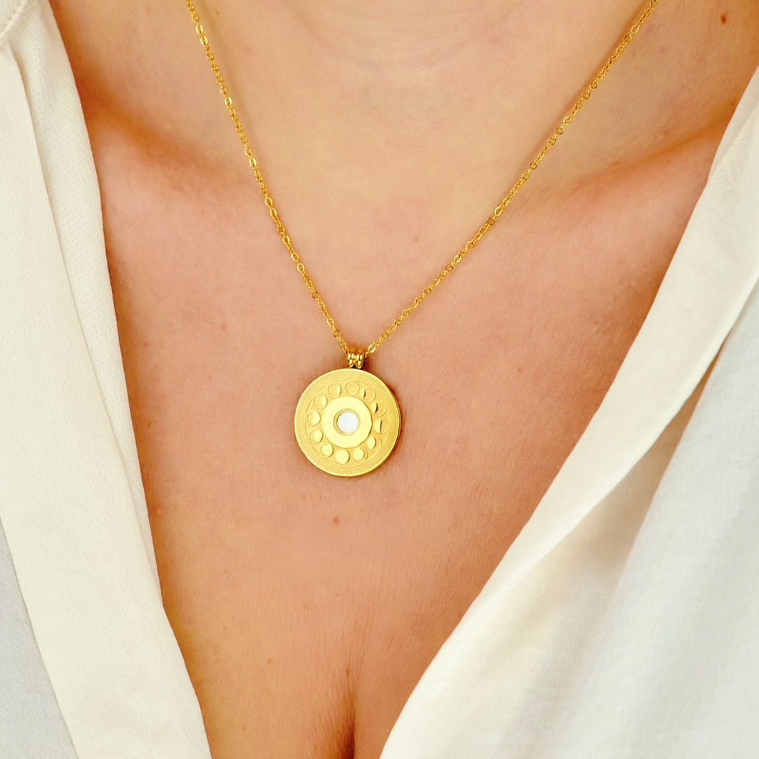 Lunar Coin Pendant