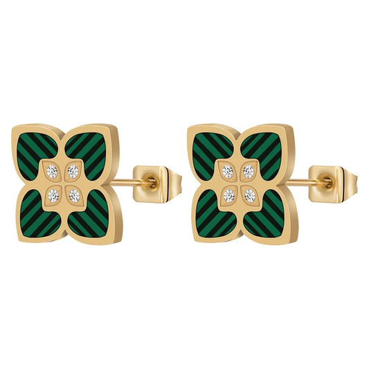 Emerald Bloom Earrings