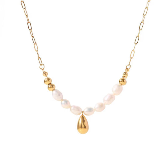 Aila Drop Pendant Necklace