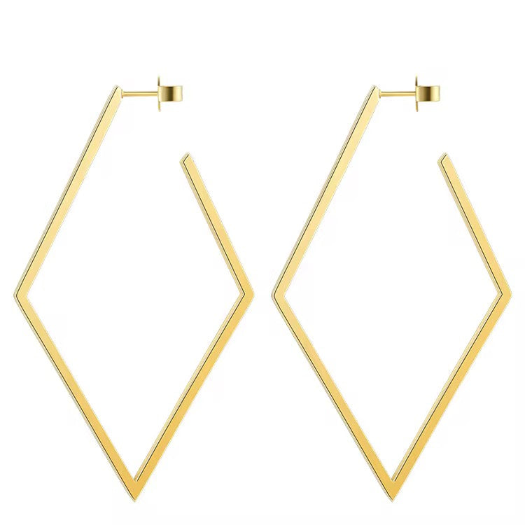 Tia Triangle Earrings