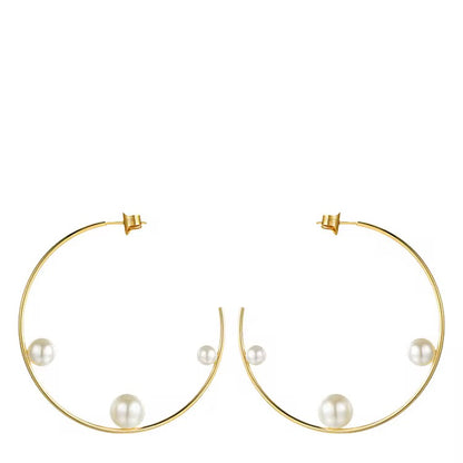 Alanis Pearl Hoops
