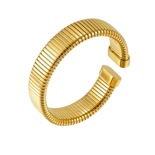 Elastic Snake Open Cuff