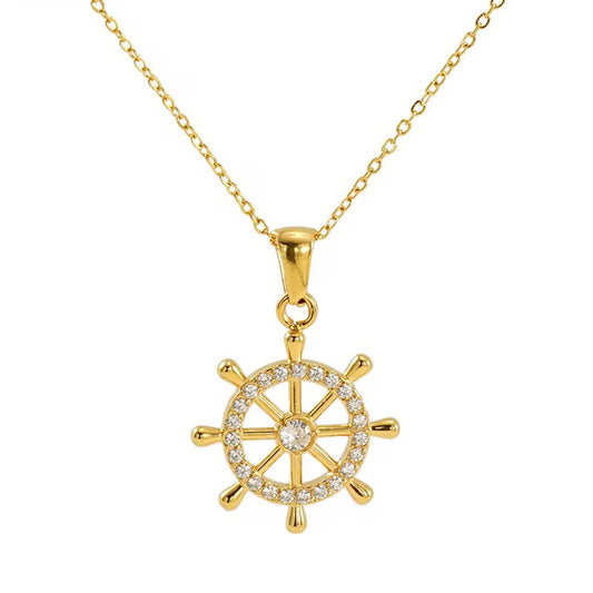 Portofino Wheel Necklace