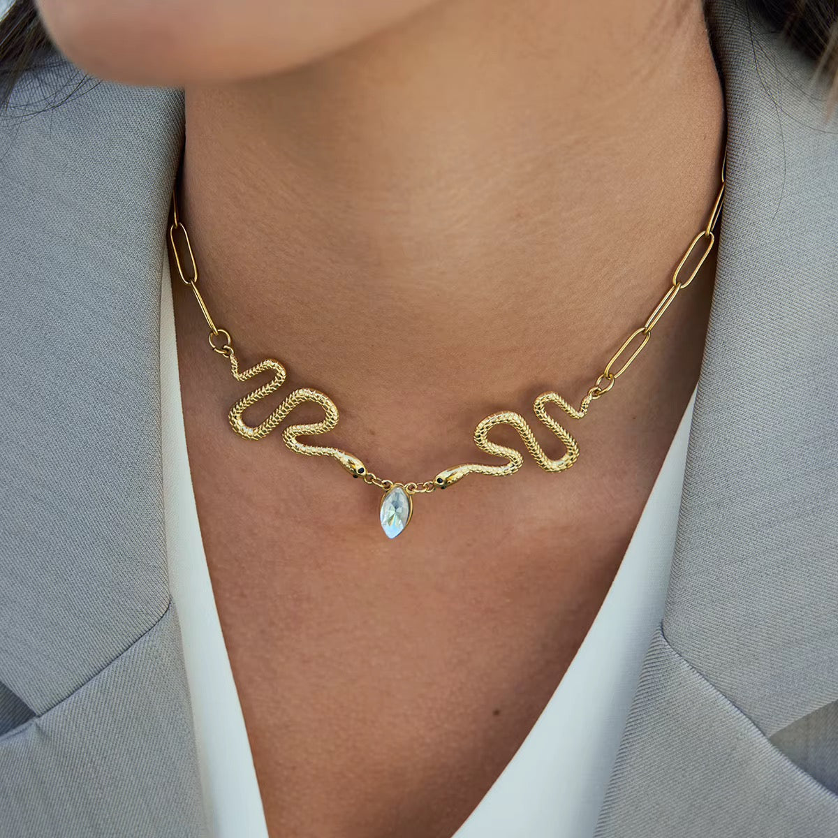 Serpent’s Kiss Necklace
