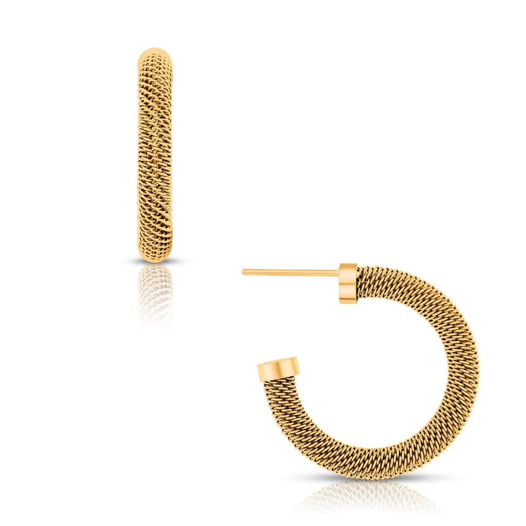 Tidal Twist Hoops