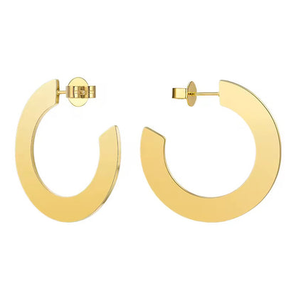 Cleo Flat Hoops