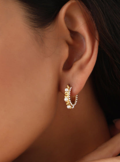 Maris Pearl Hoops