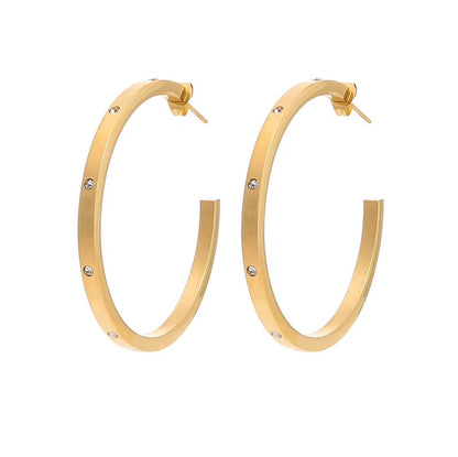 Stella Crystal Hoops